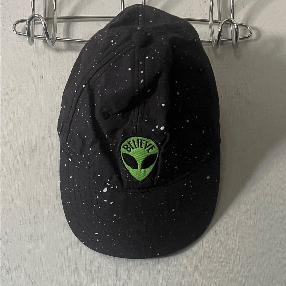 Galaxy Cap with Green Alien Patch